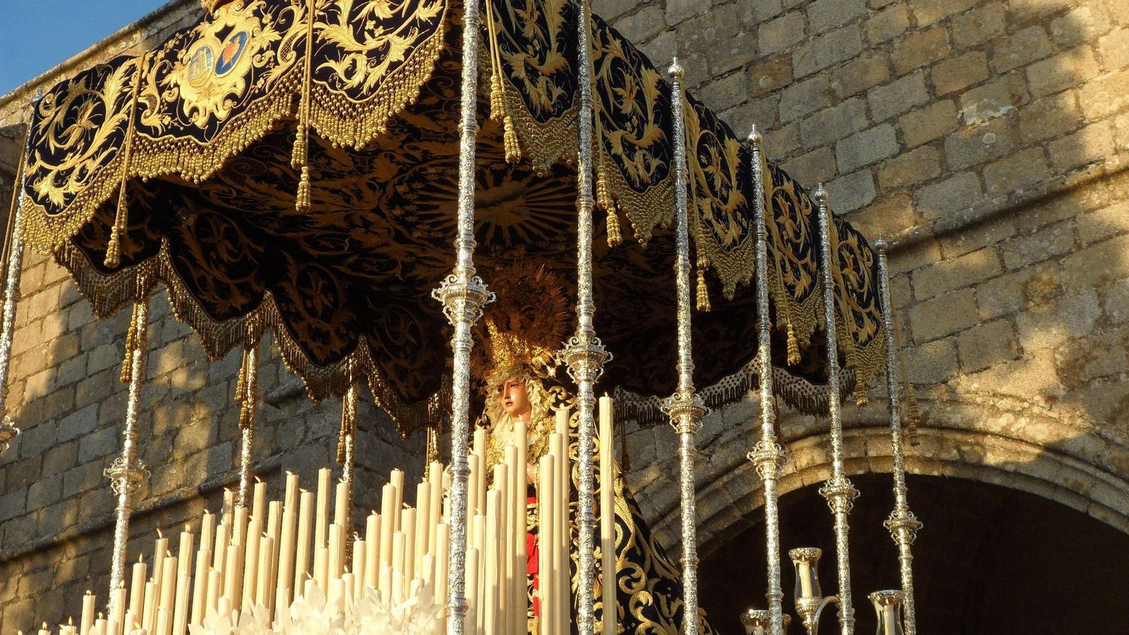 Virgen del Mayor Dolor en las calles de Aracena