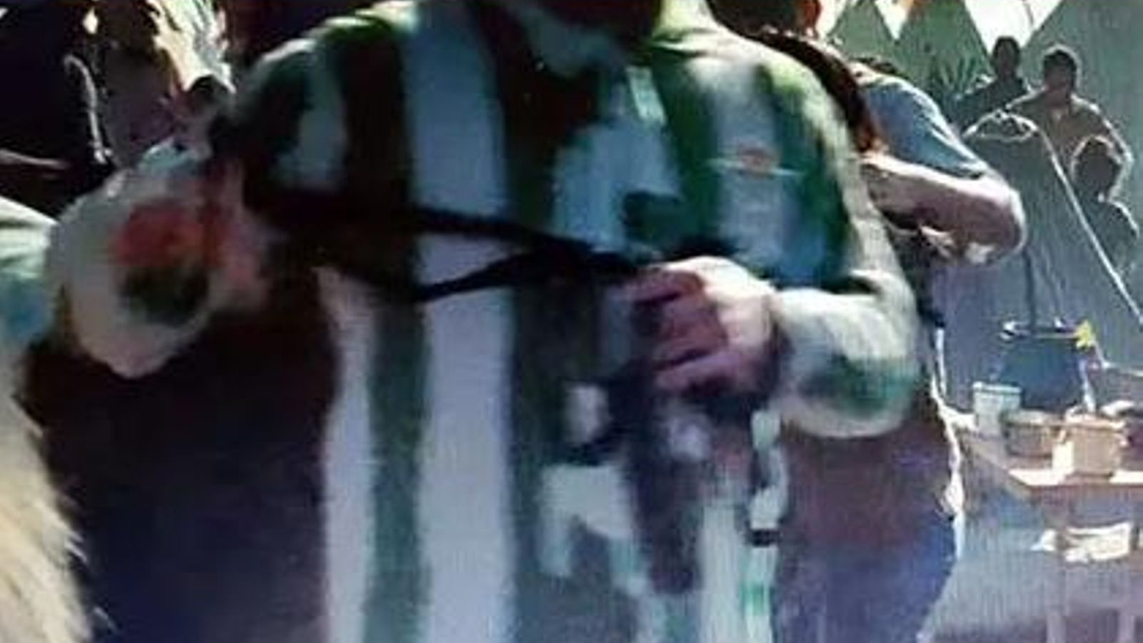 El aficionado con la camiseta del Real Betis