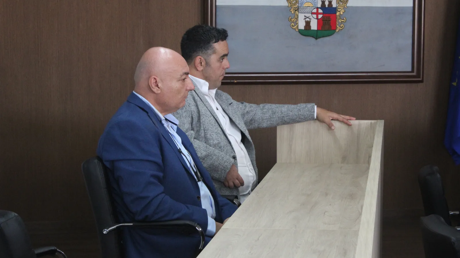 Álvaro Ramos en un pleno del Ayuntamiento de Garrucha.