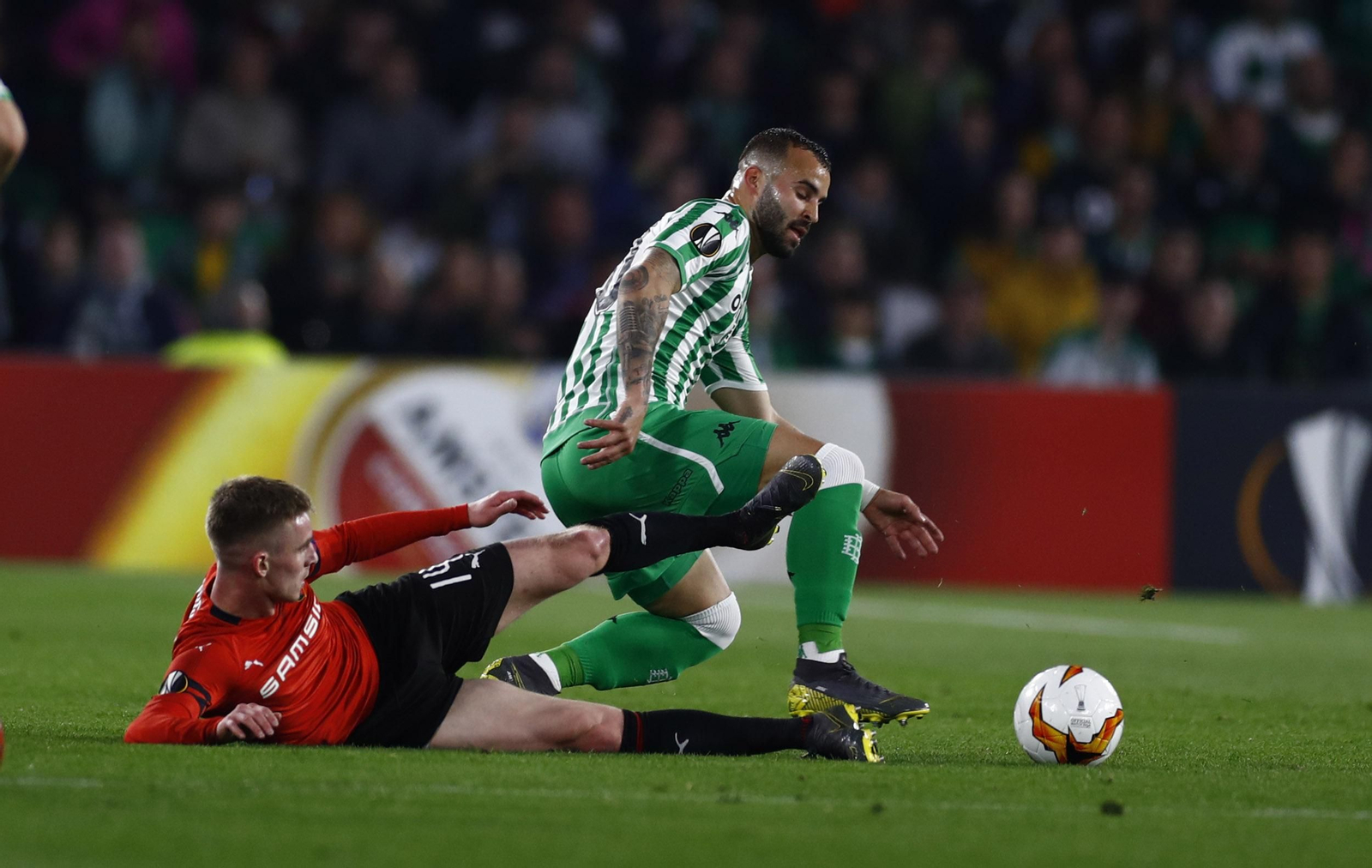 Las imágenes del Betis-Rennes