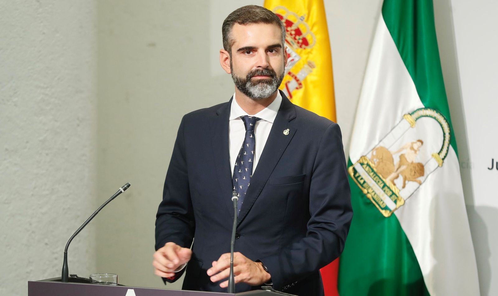 El consejero de Sostenibilidad, Medio Ambiente y Economía Azul y portavoz del Gobierno de Andalucía, Ramón Fernández-Pacheco.