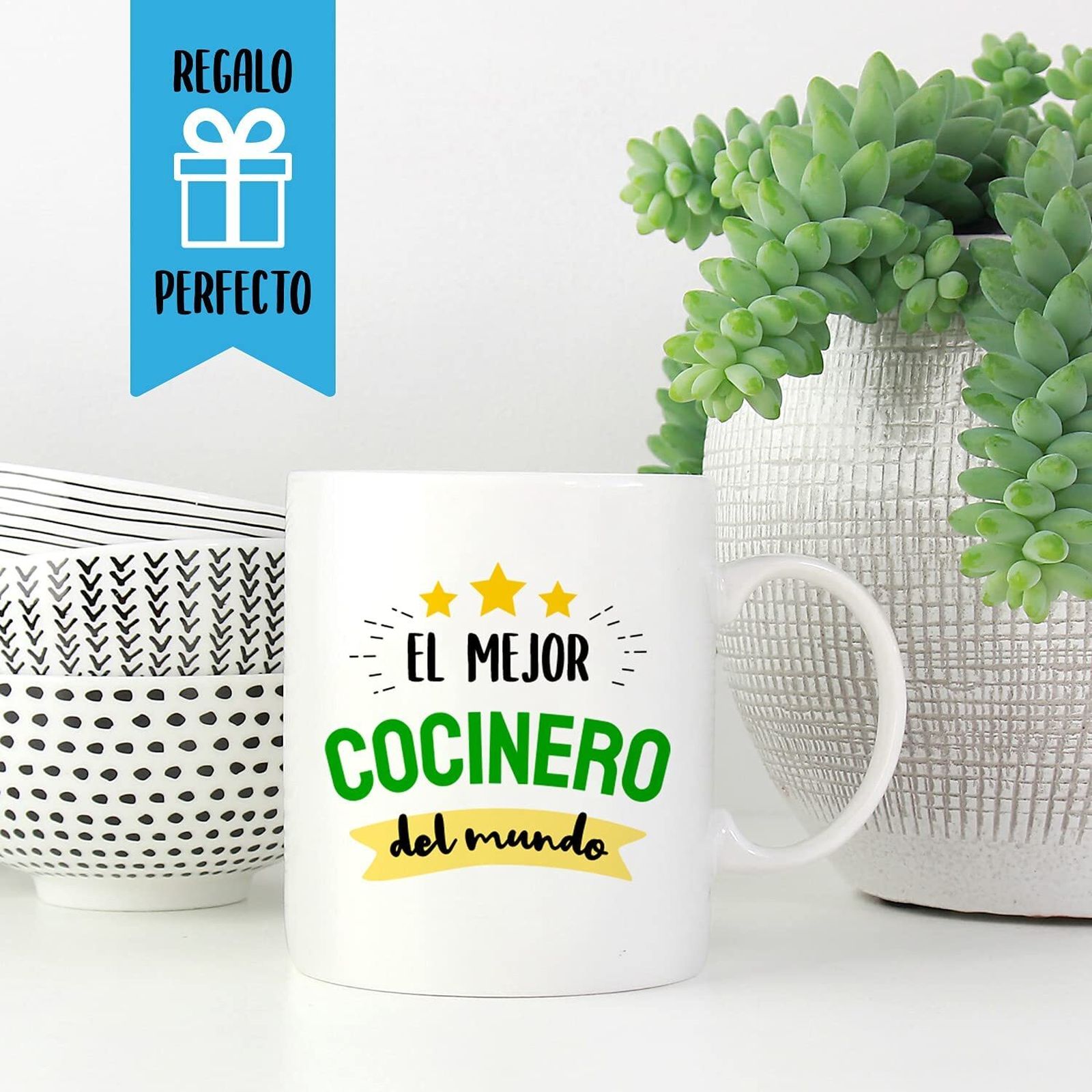 Taza con texto