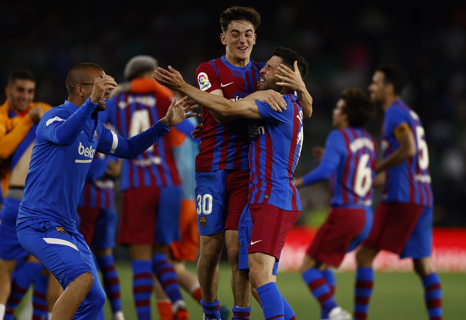 Las imágenes del Betis-Barcelona