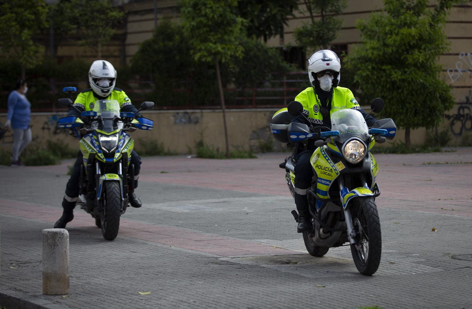 Policías locales de Sevilla, en una imagen de archivo.