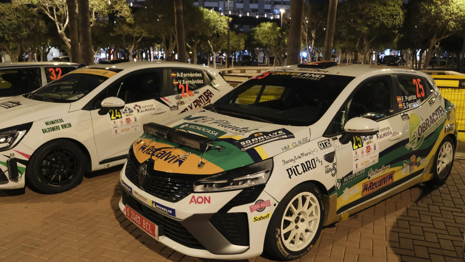 La salida de la 50 edición del Rallye Costa de Almería, en imágenes