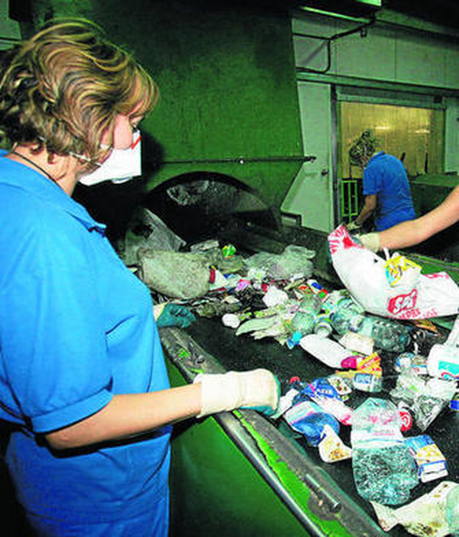 Una de las líneas de trabajo de la planta de Las Calandrias.