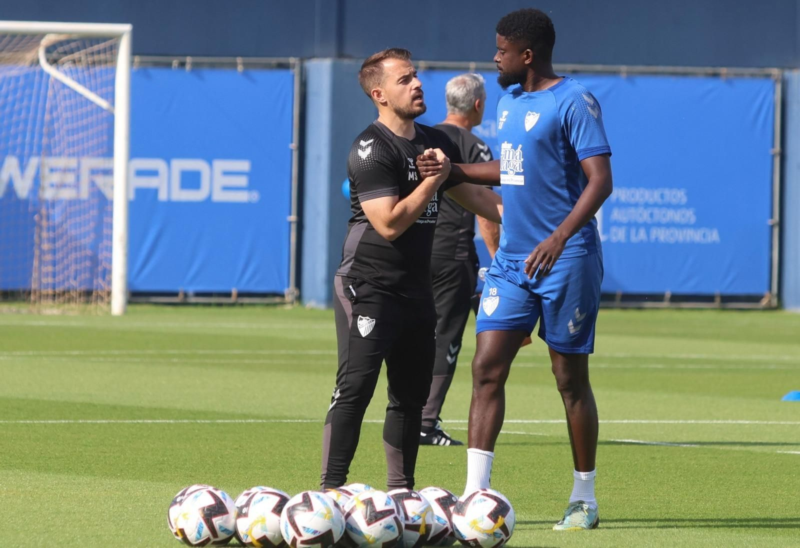 Caras serias en la vuelta al trabajo del Málaga CF