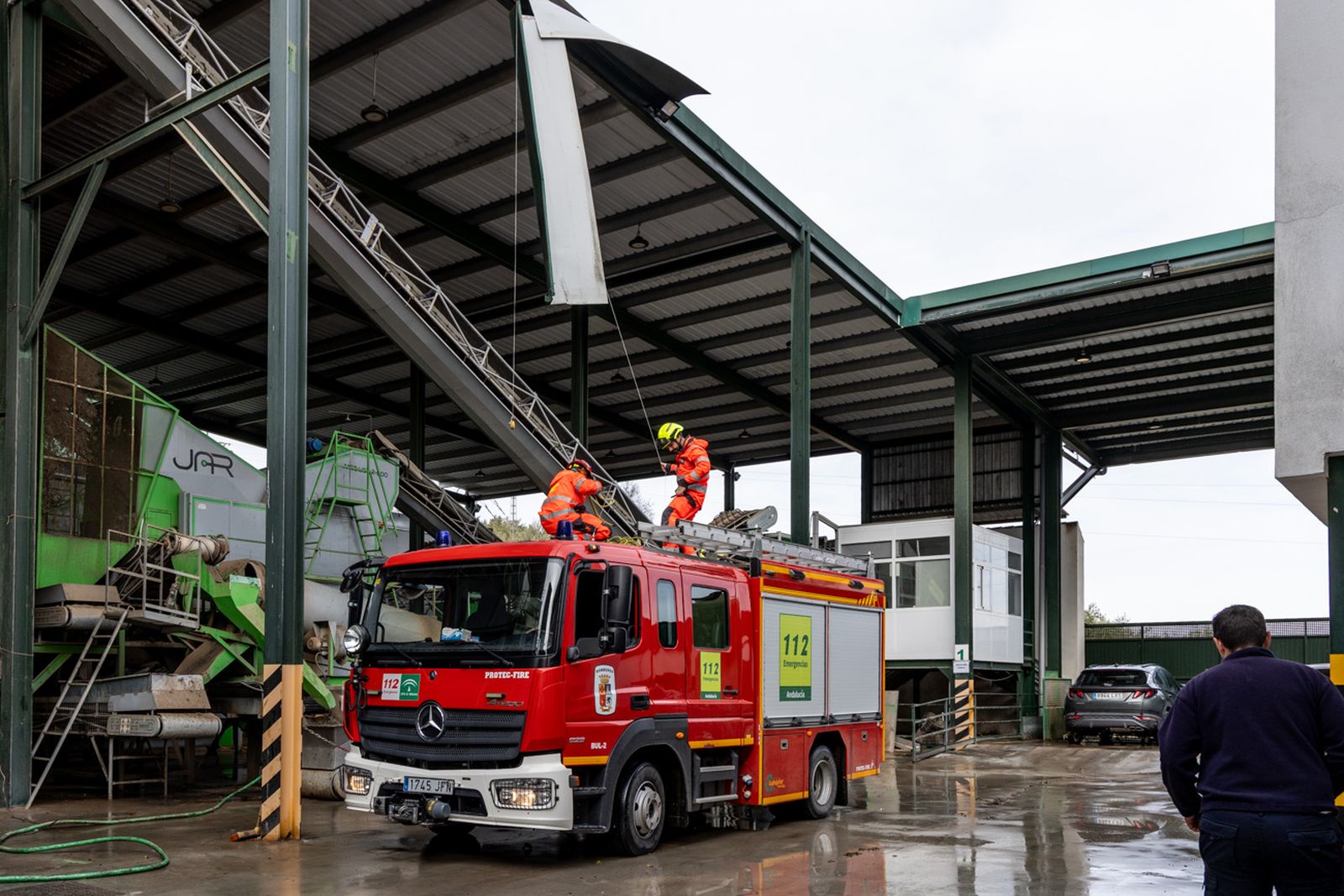 Así queda Monte Lope Álvarez después de la tromba de agua caída