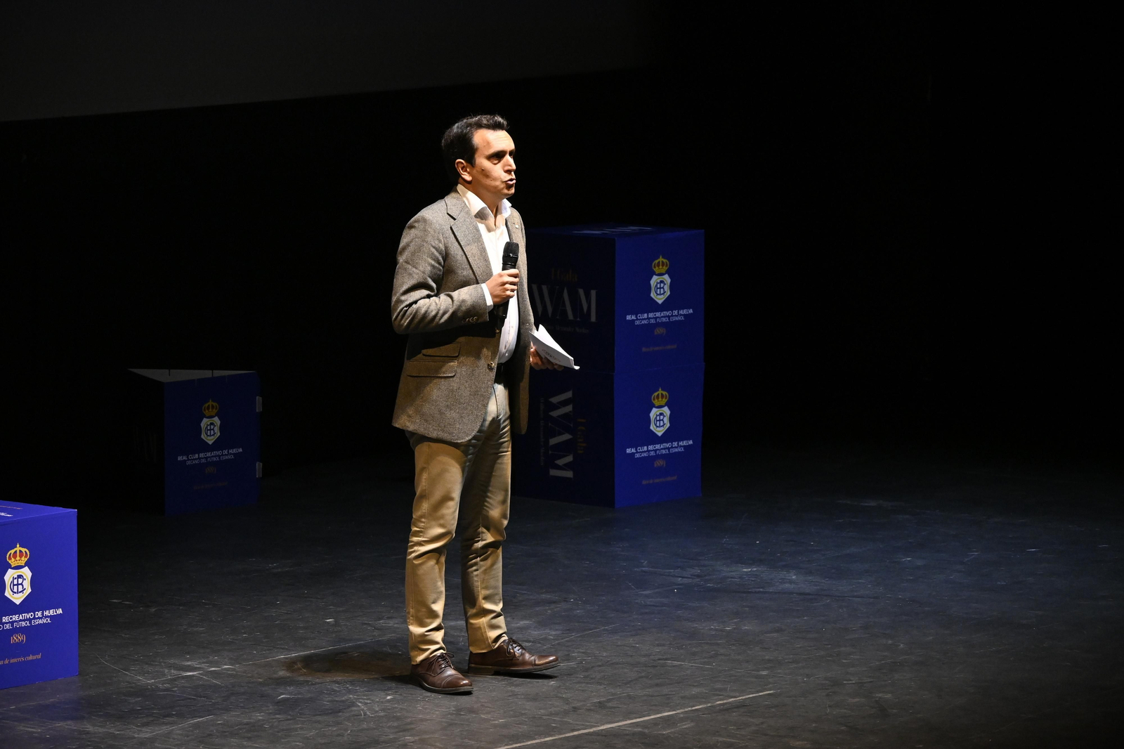 Gala final del Recreativo de Huelva en la Casa Colón, en la Casa Colón