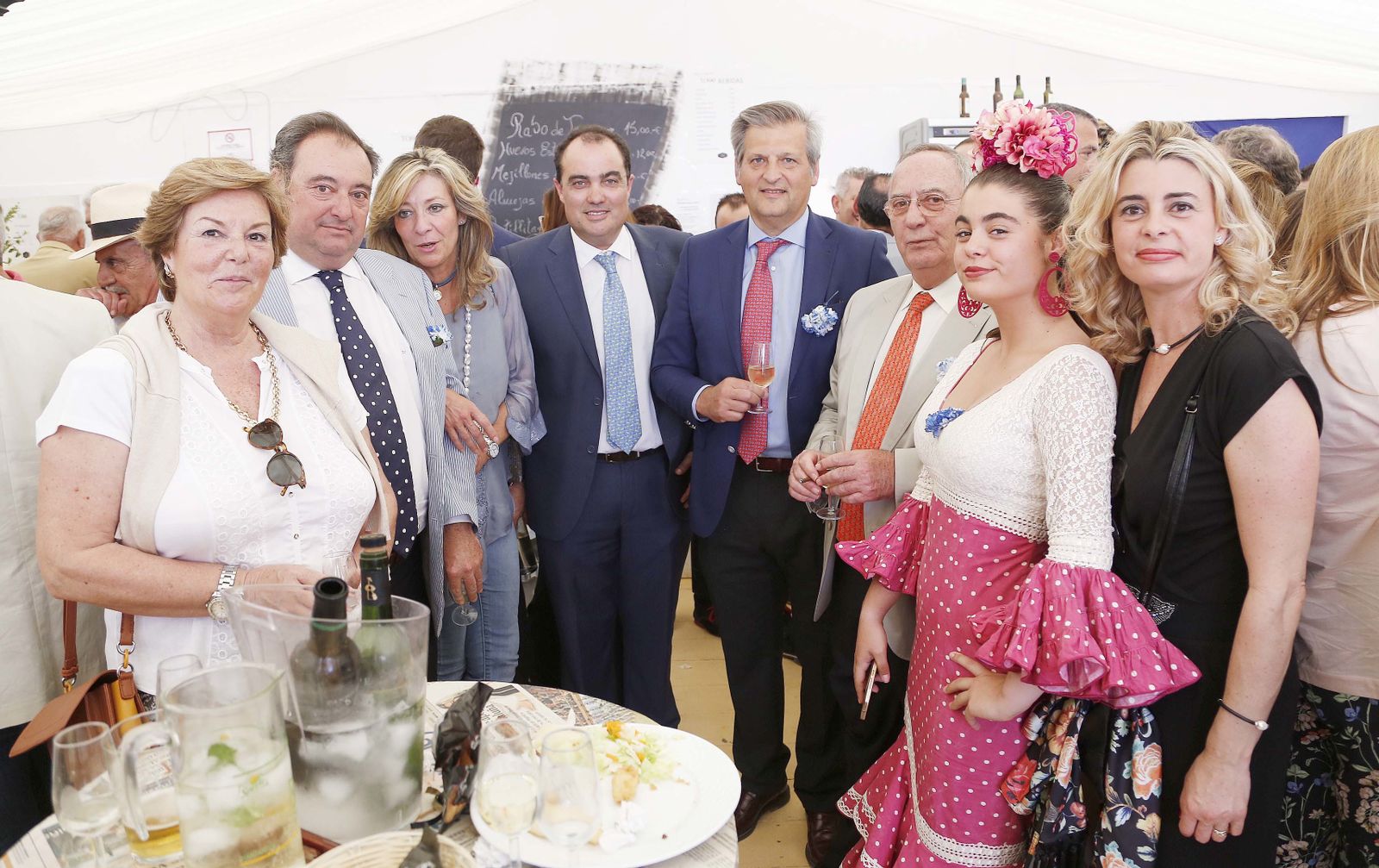 Jesús Medina, María Antonia Prado, Silvia Díez, Luis García Ruiz, Tomás Valiente, David Fernández, Inma Malvido y Sara Fernández.