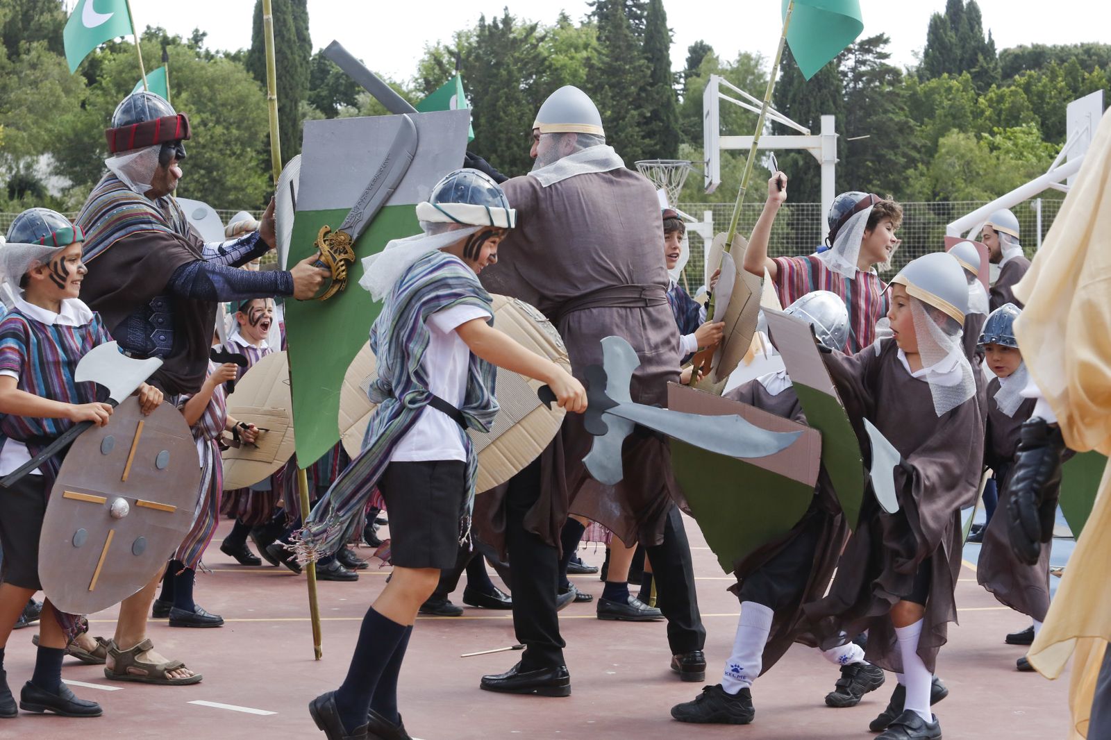 La Batalla de las Navas de Tolosa escenificada por los alumnos de El Romeral