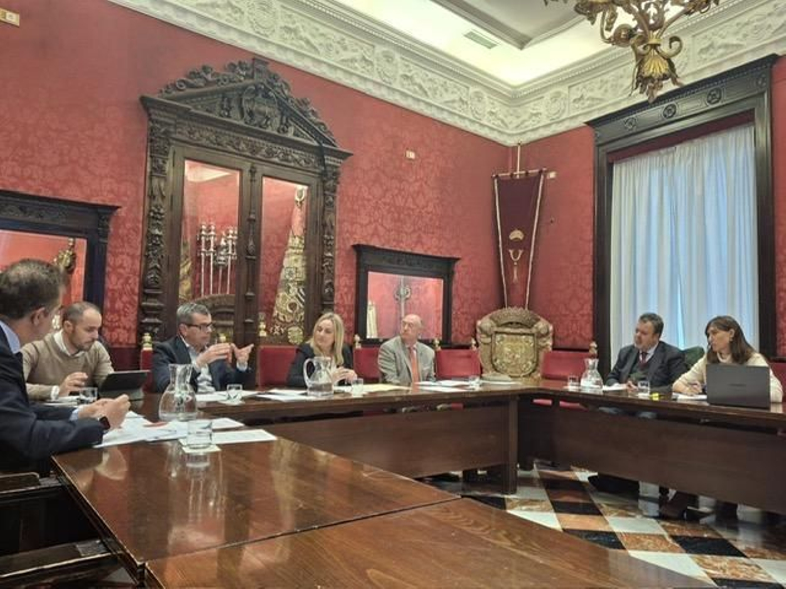 Imagen de la última reunión del  último Comité Ejecutivo de la entidad