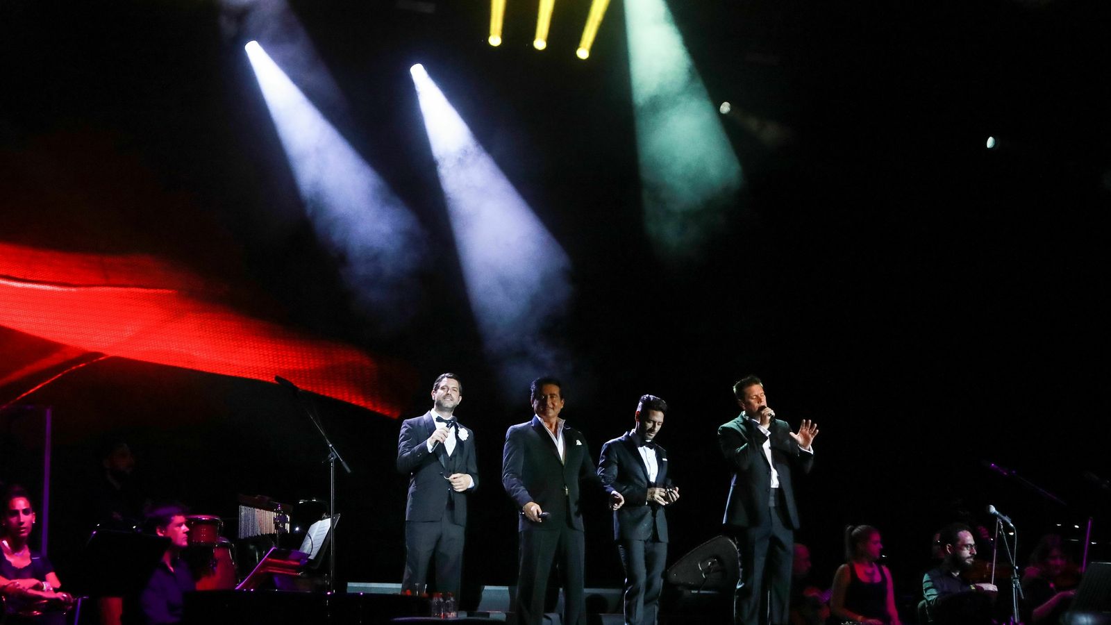 Il Divo en plena actuación en la Starlite