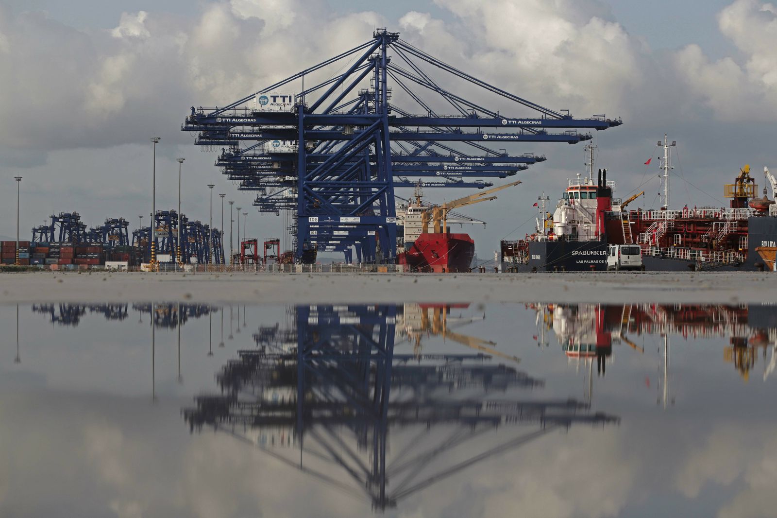 Terminal de TTIA en el Puerto de Algeciras, en cuyas inmediaciones se encontró la droga