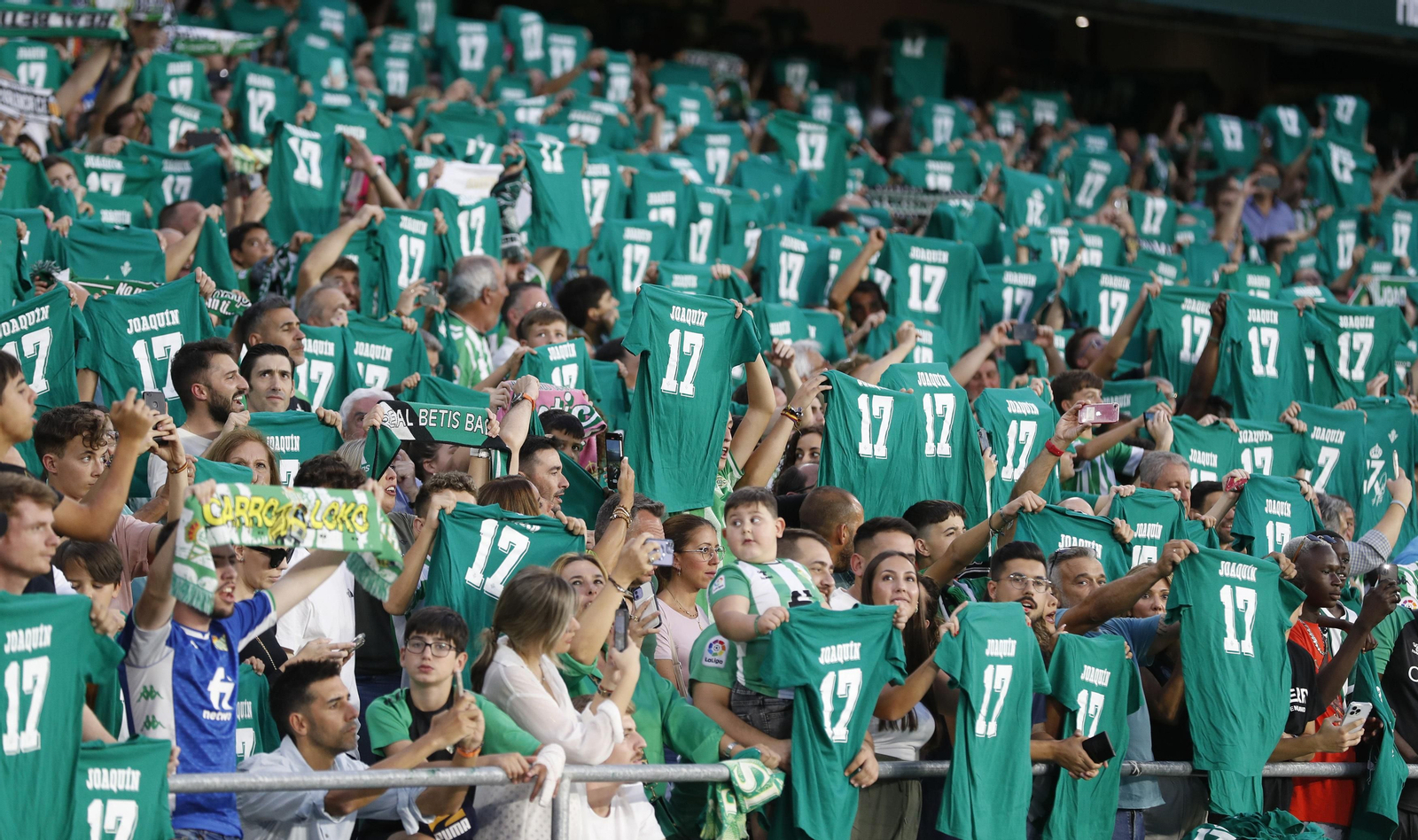 Las imágenes del partido de despedida de Joaquín