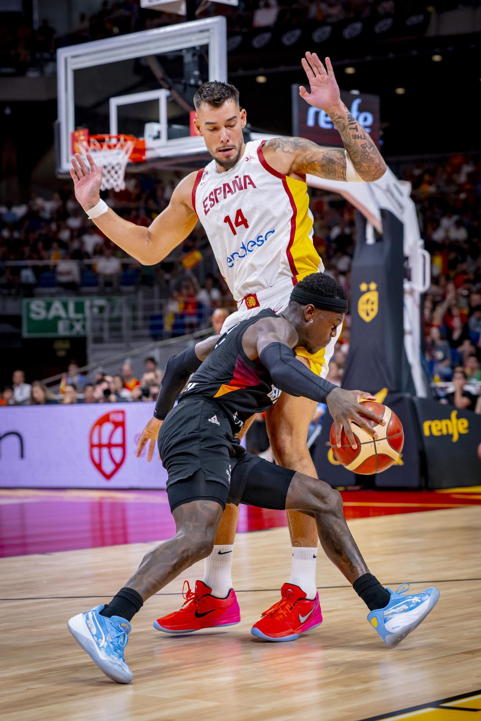 Las mejores fotos del España-Alemania de baloncesto