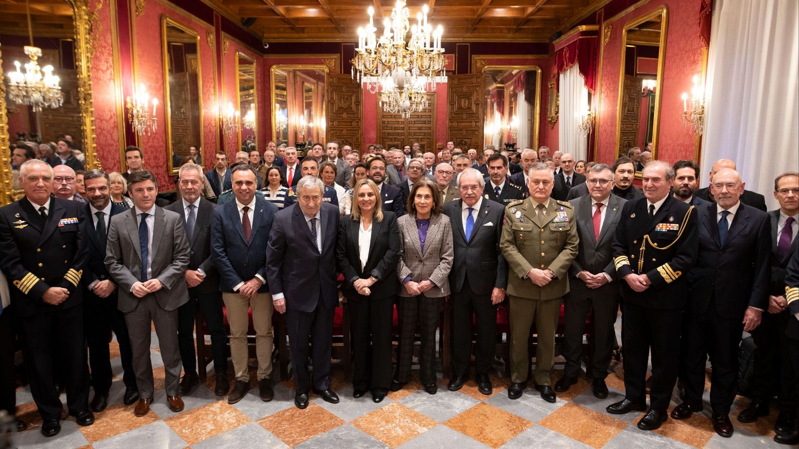 Presentación de las actividades del V centenario de Alvaro de Bazan en Granada.