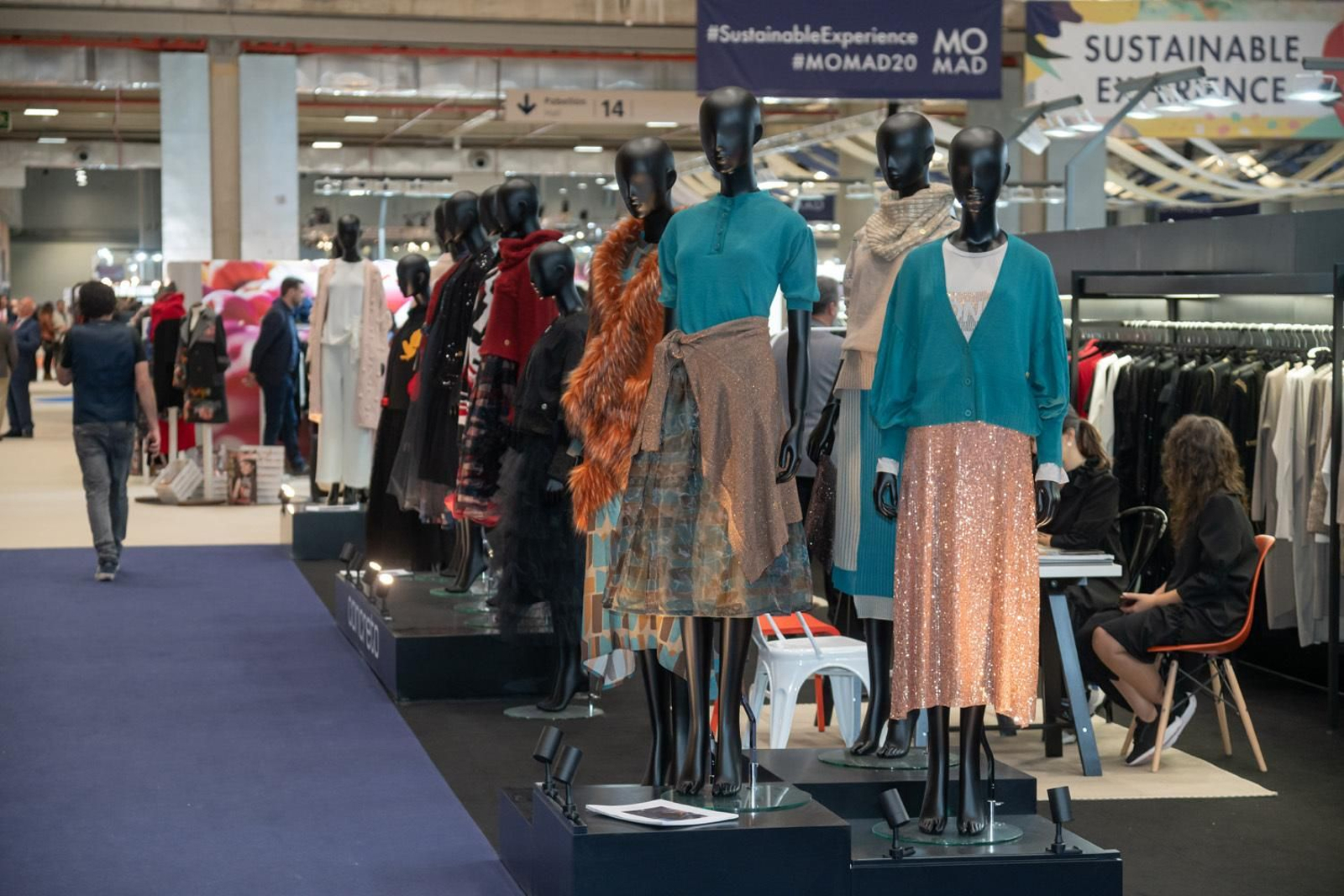 Panorámica de la muestra de moda MOMAD el año pasado.
