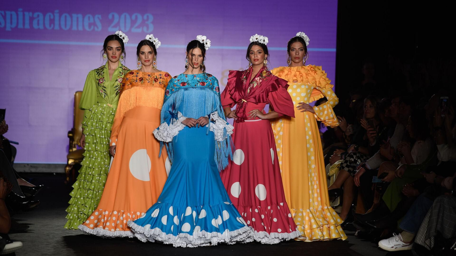 El desfile de El Ajolí en We Love Flamenco el pasado 2023