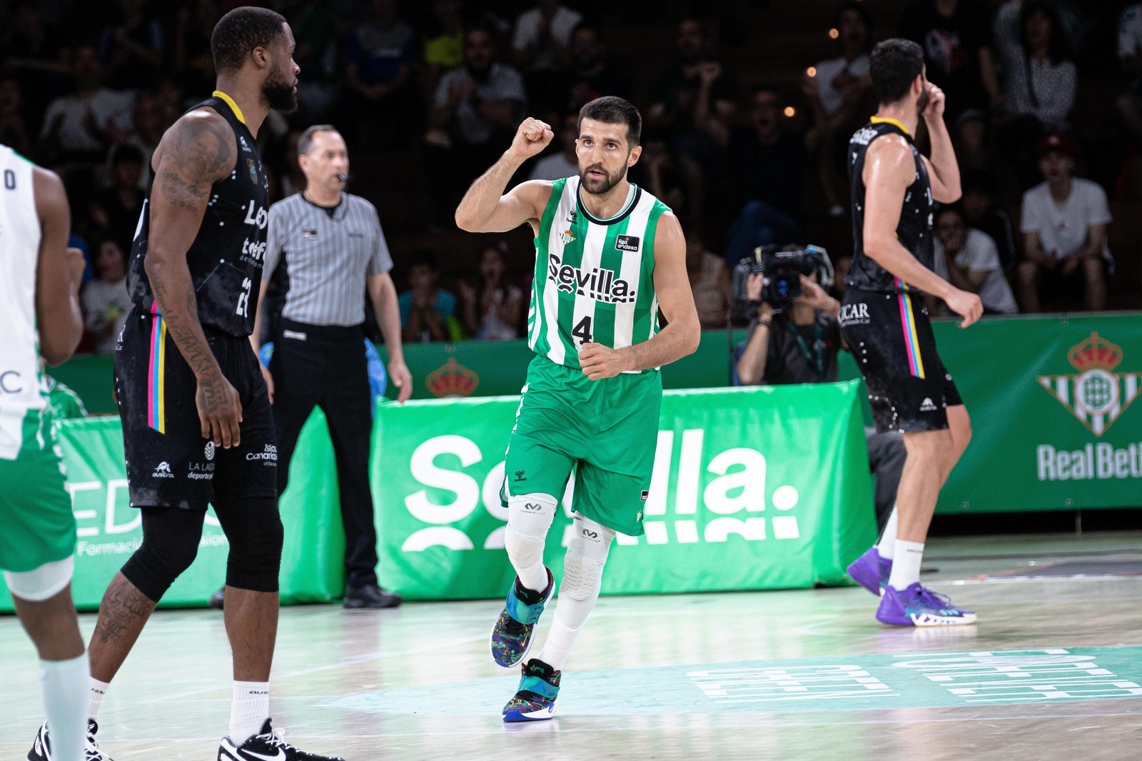 Cvetkovic, en el partido ante el Lenovo Tenerife.