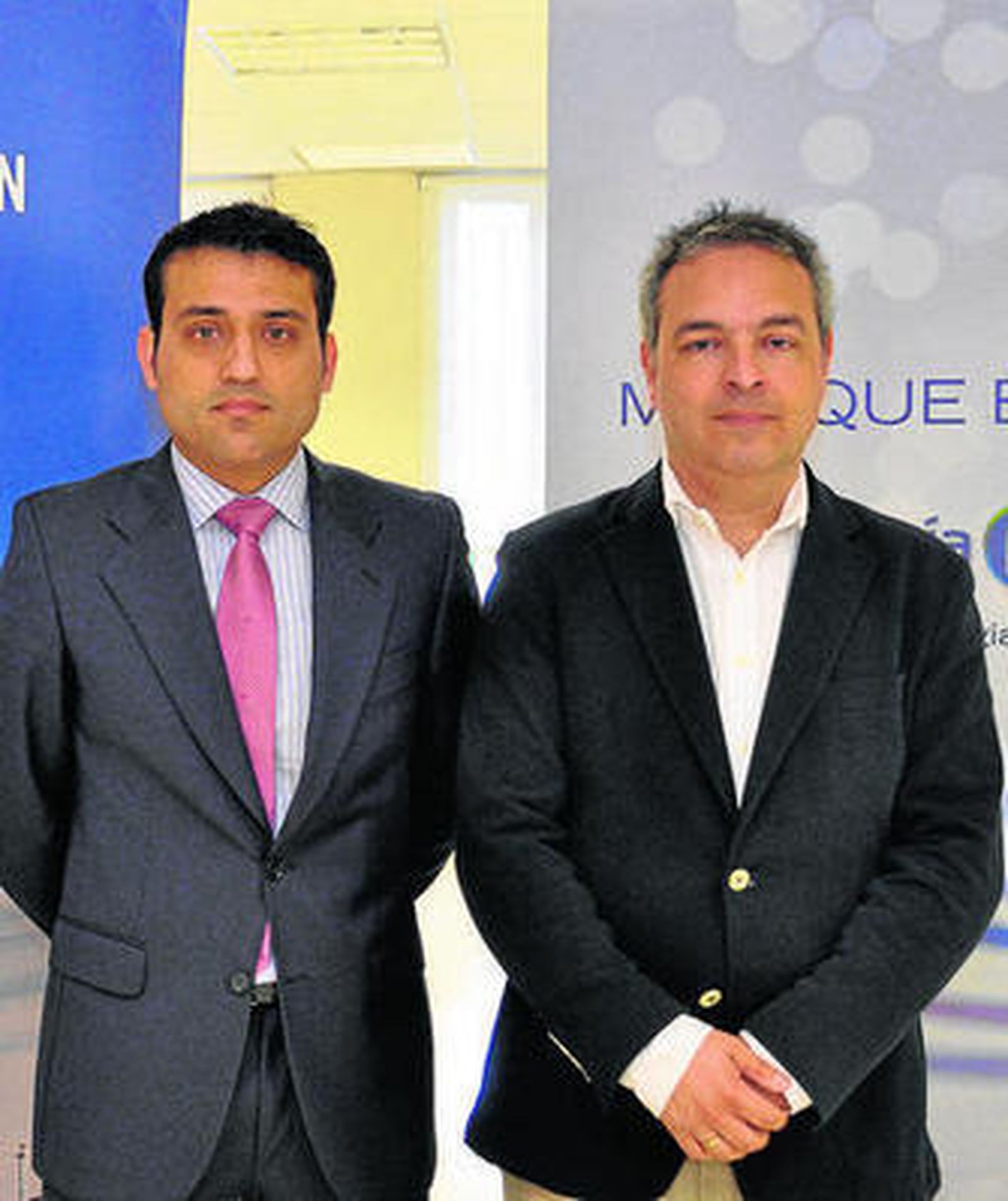 Sergio Martín, fundador y consejero delegado de Energía Plus, y Manuel Raigada, director de Operaciones.