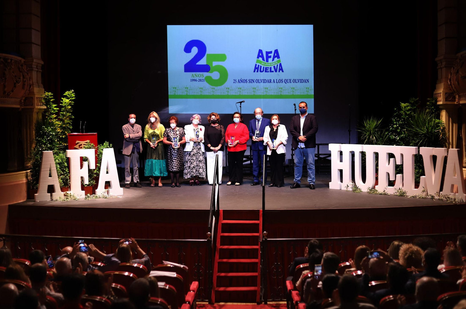 Imágenes de la celebración del 25 aniversario de AFA Huelva