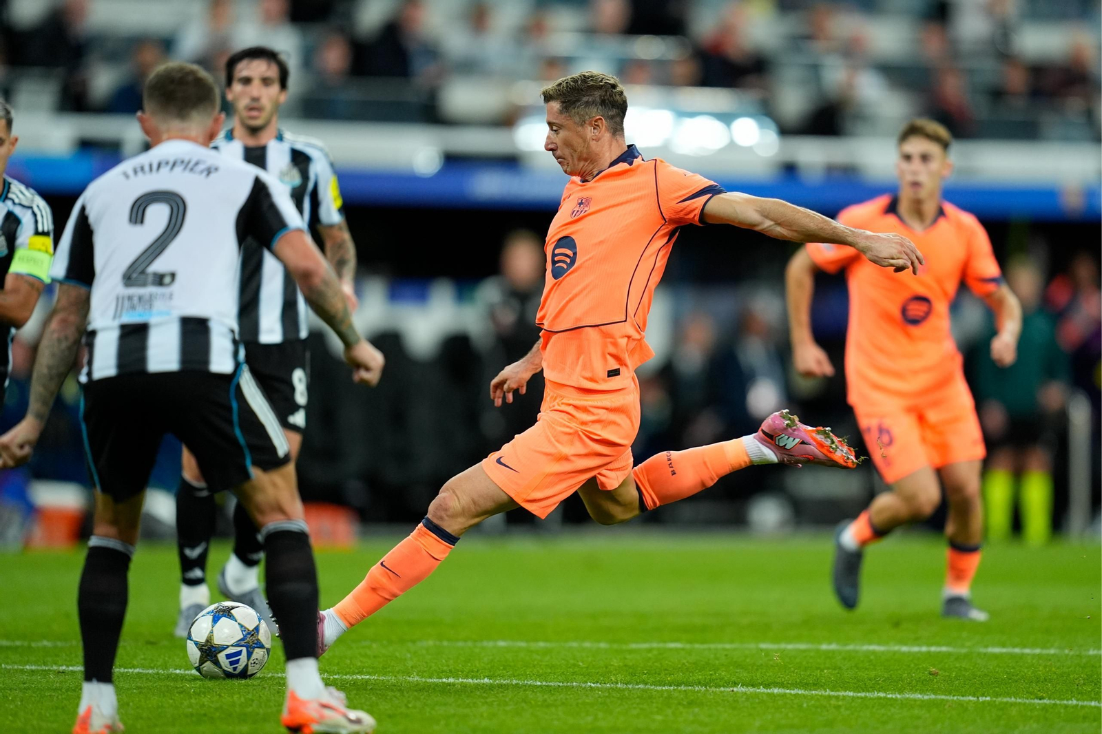 Las fotos del Newcastle-Barcelona