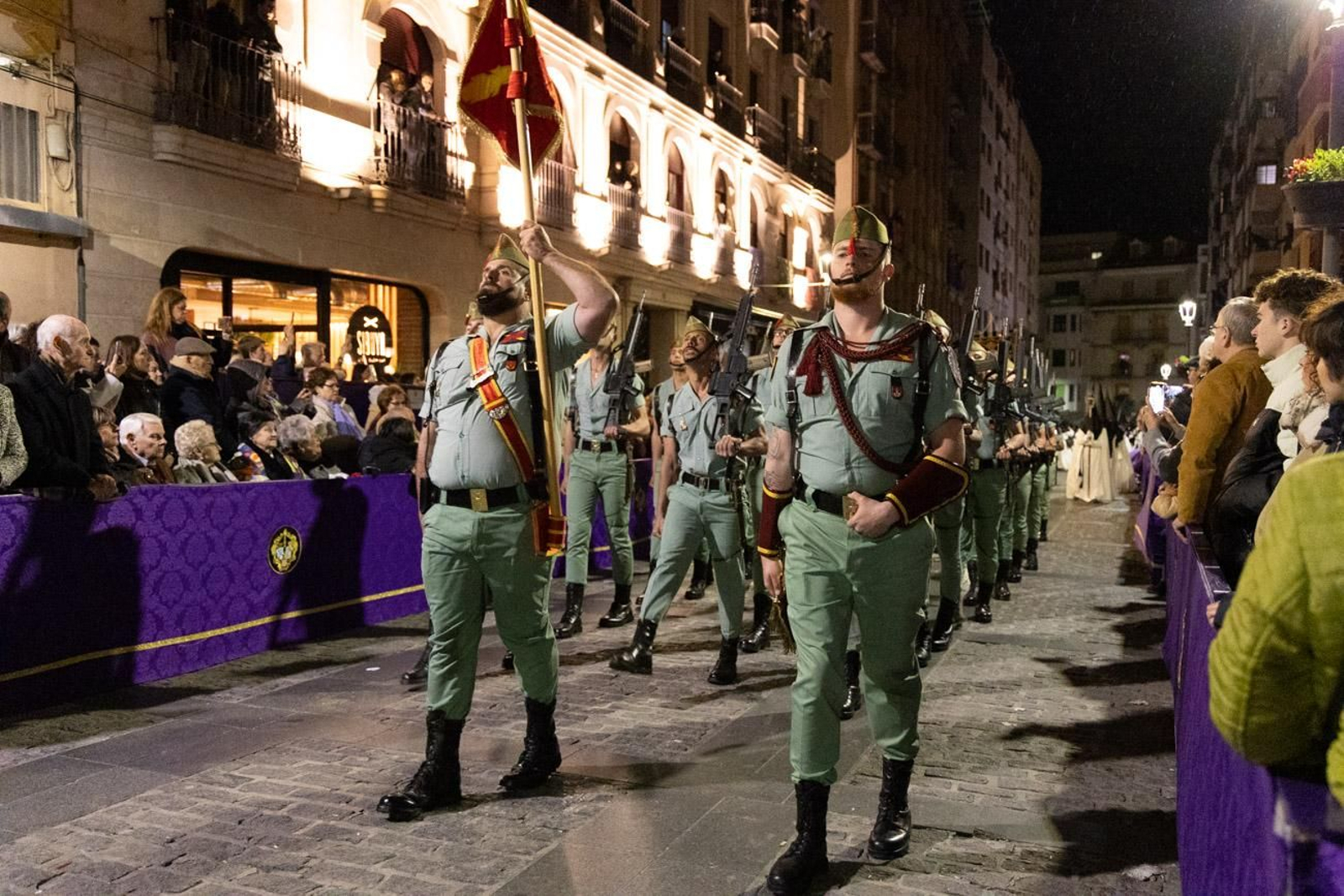 La Legión y el Cristo de la Buena Muerte es uno de los binomios de la Semana Santa.