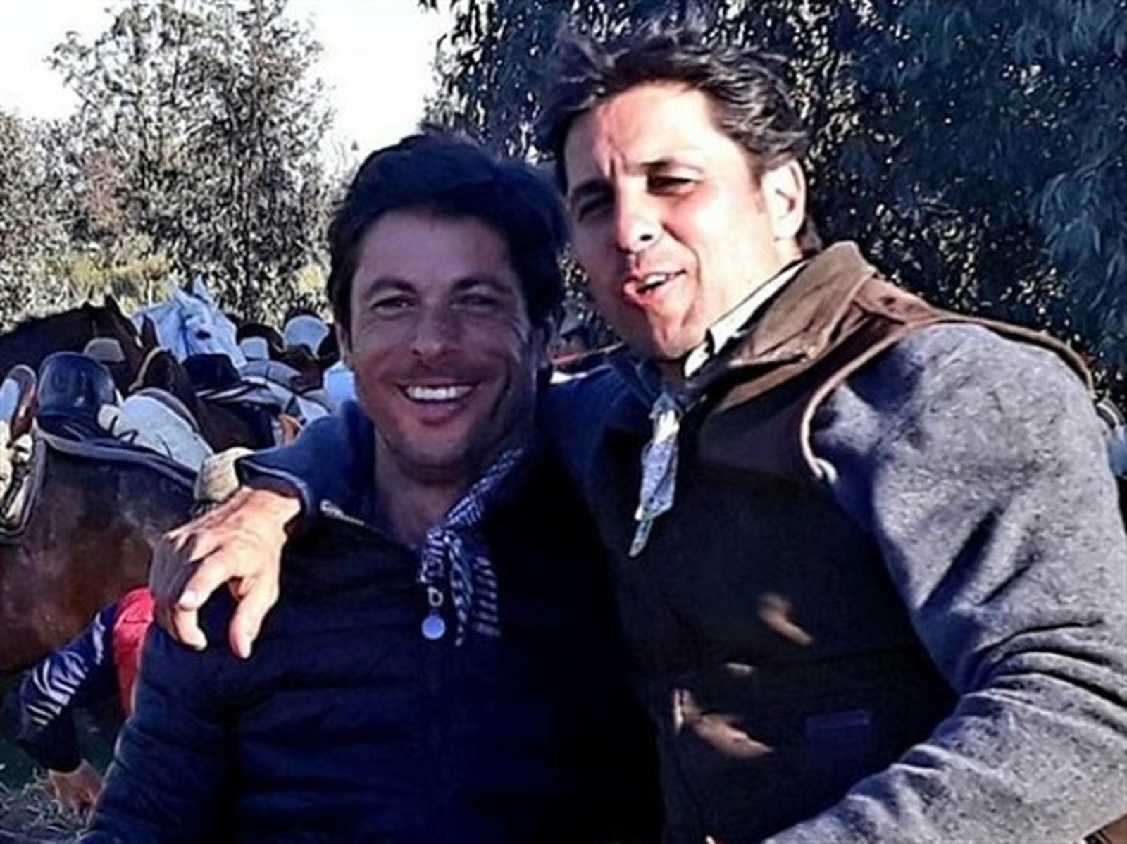 Canales y Fran Rivera, en la imagen publicada por el primero en sus redes sociales.