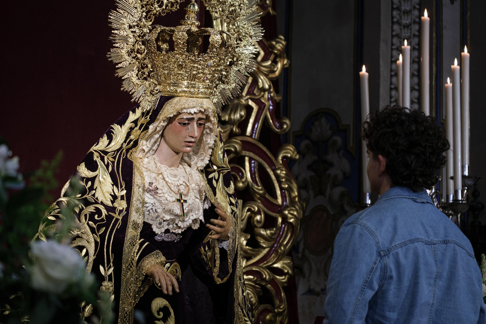 Las imágenes del besamanos a la Virgen de la Amargura