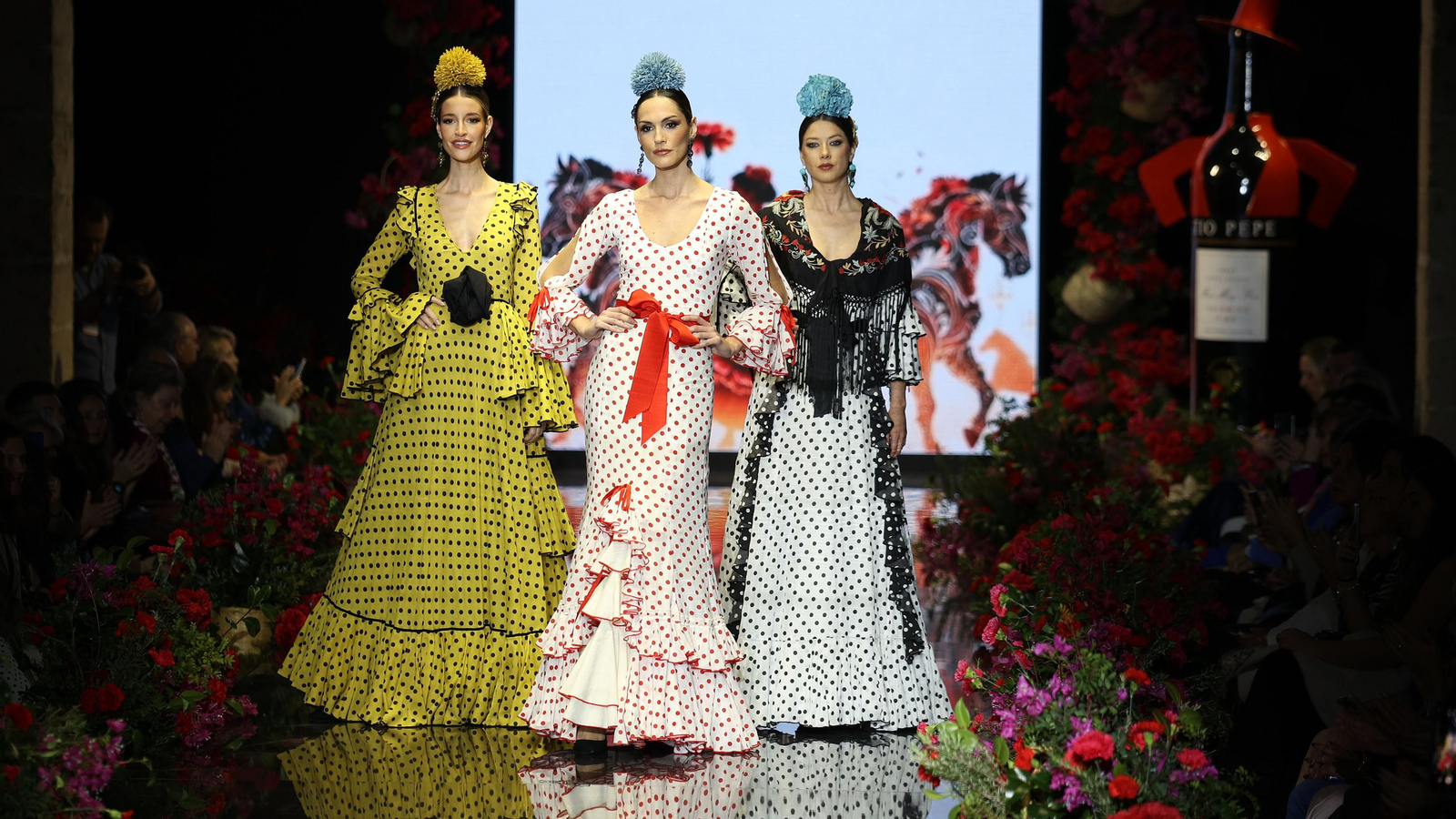 Desfile de Inmaculada González en la Pasarela Flamenca Tío Pepe Jerez 2024