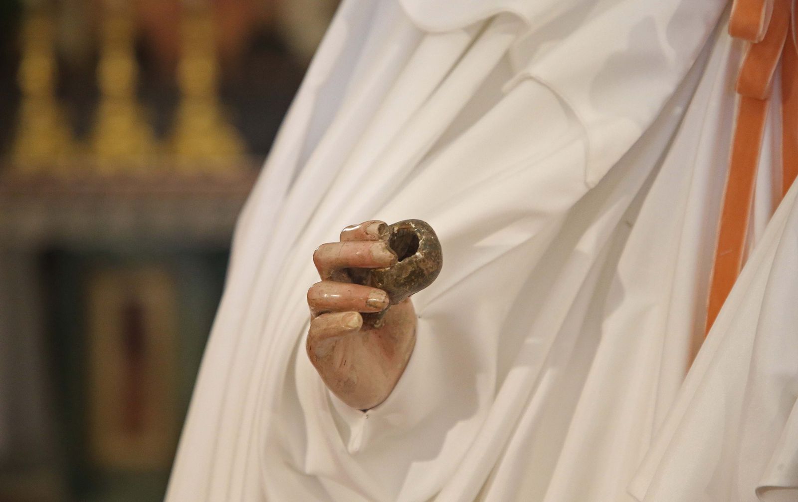 Fotos de la misa de despedida de la Virgen Santa María La Coronada en San Roque