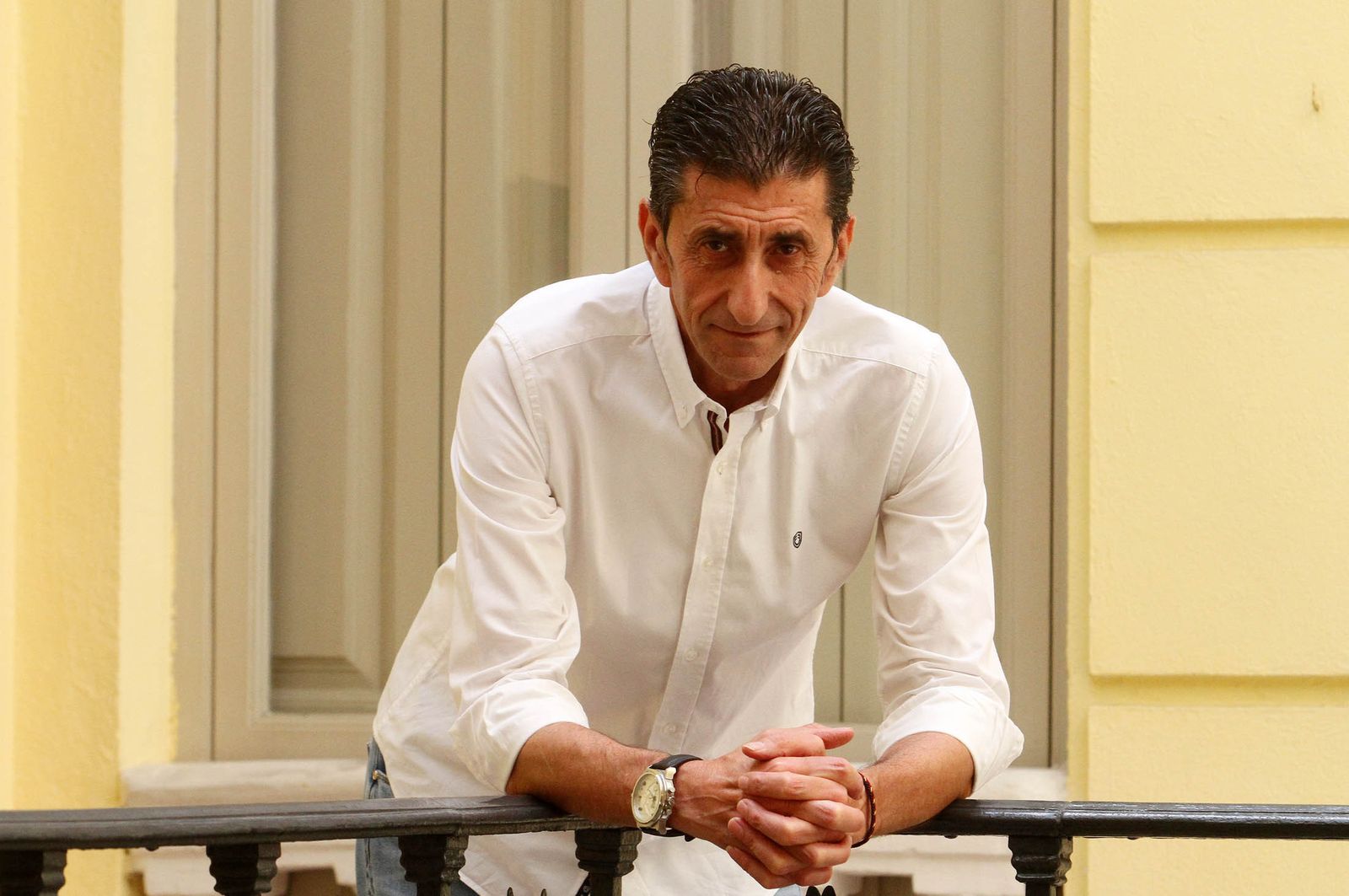 El secretario general de UGT-Huelva, Sebastián Donaire, en la sede del sindicato.