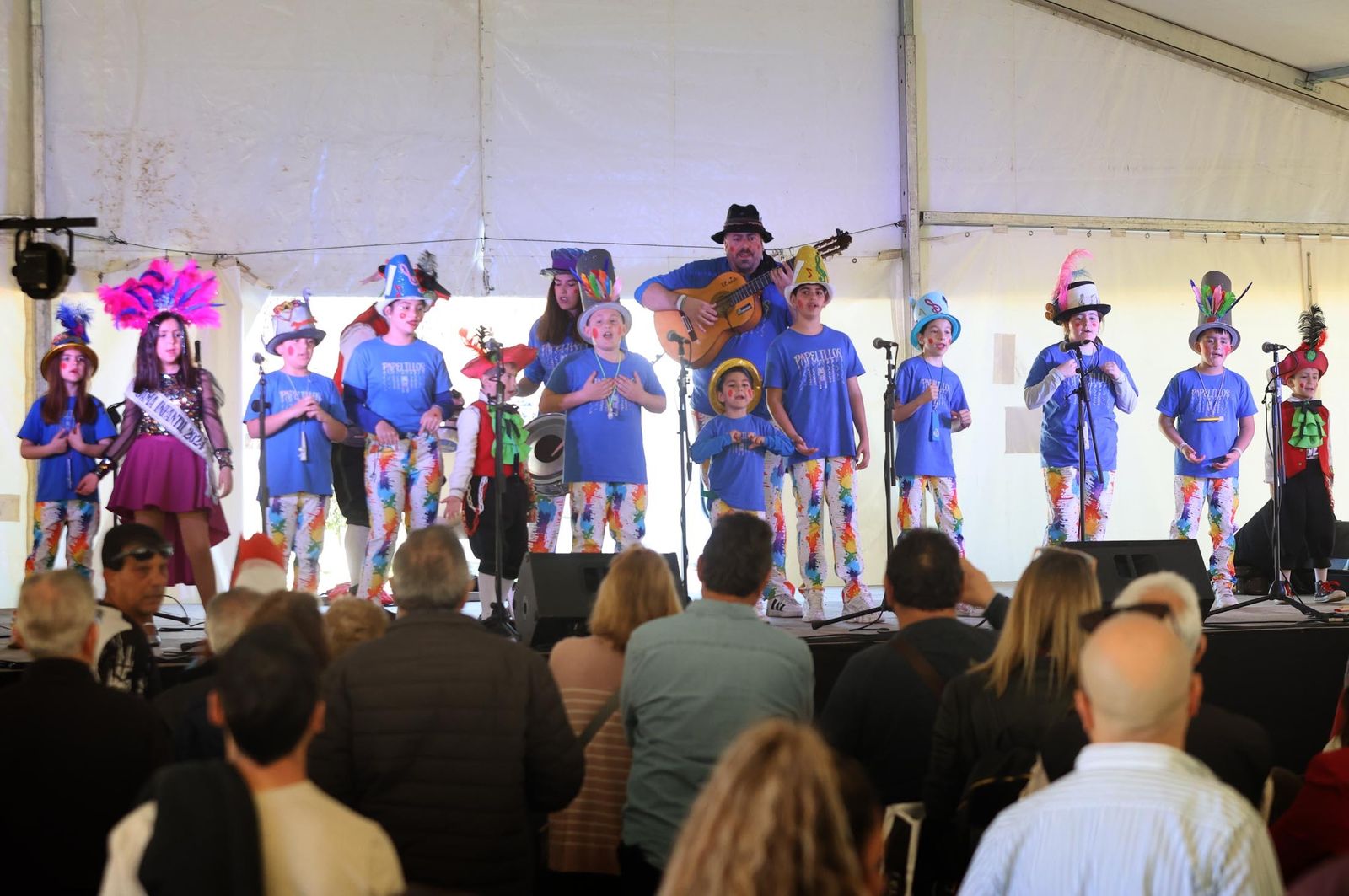 Imágenes del ambiente en la mañana del sábado en Huelva