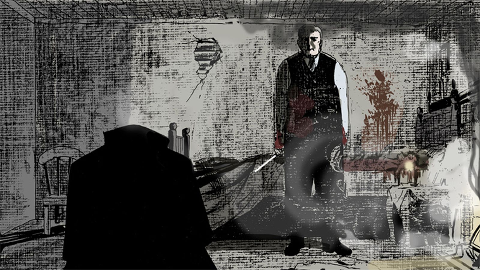 Detalle de una viñeta de la obra.