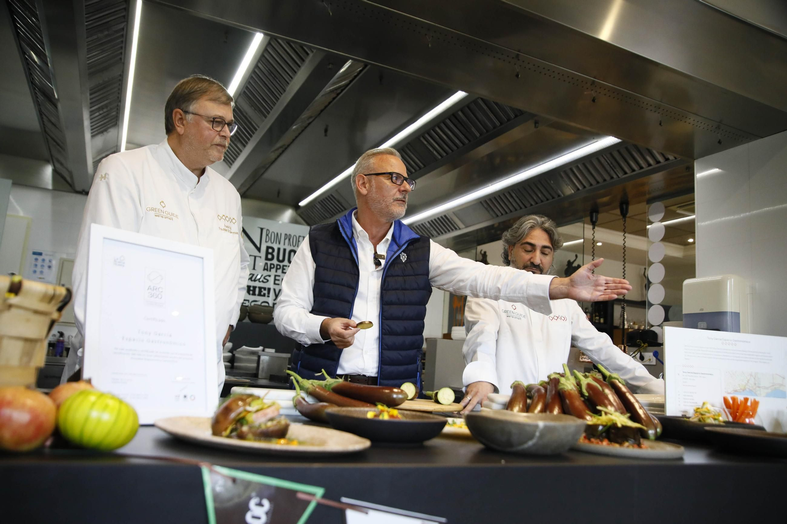 Las imágenes de una nueva variedad de berenjena en Almería