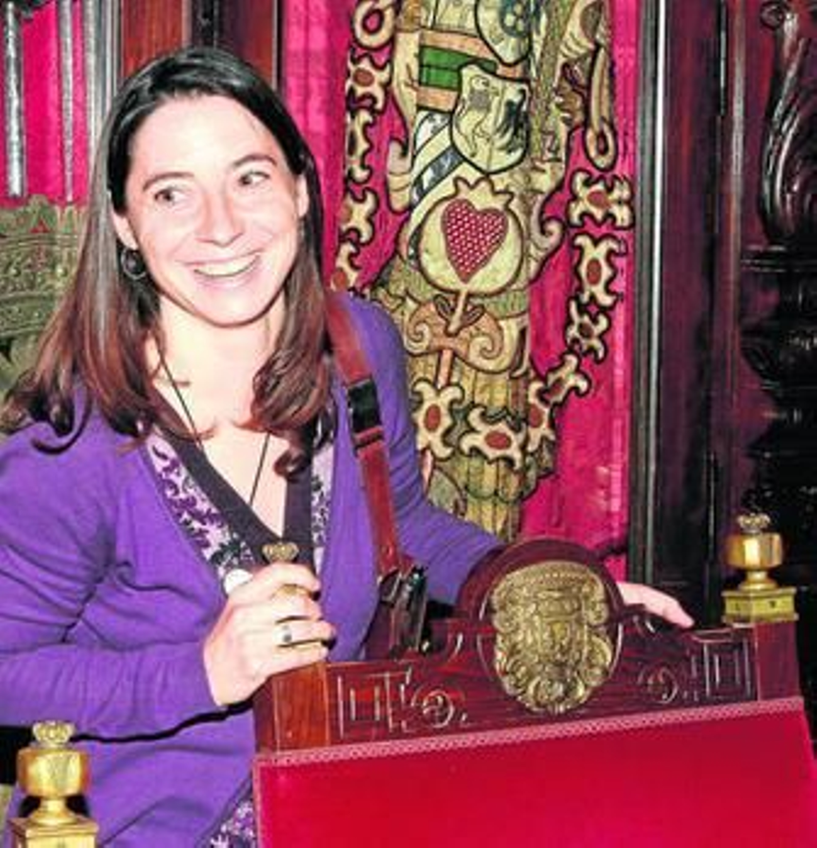 La portavoz de Vamos Granada, Marta Gutiérrez.