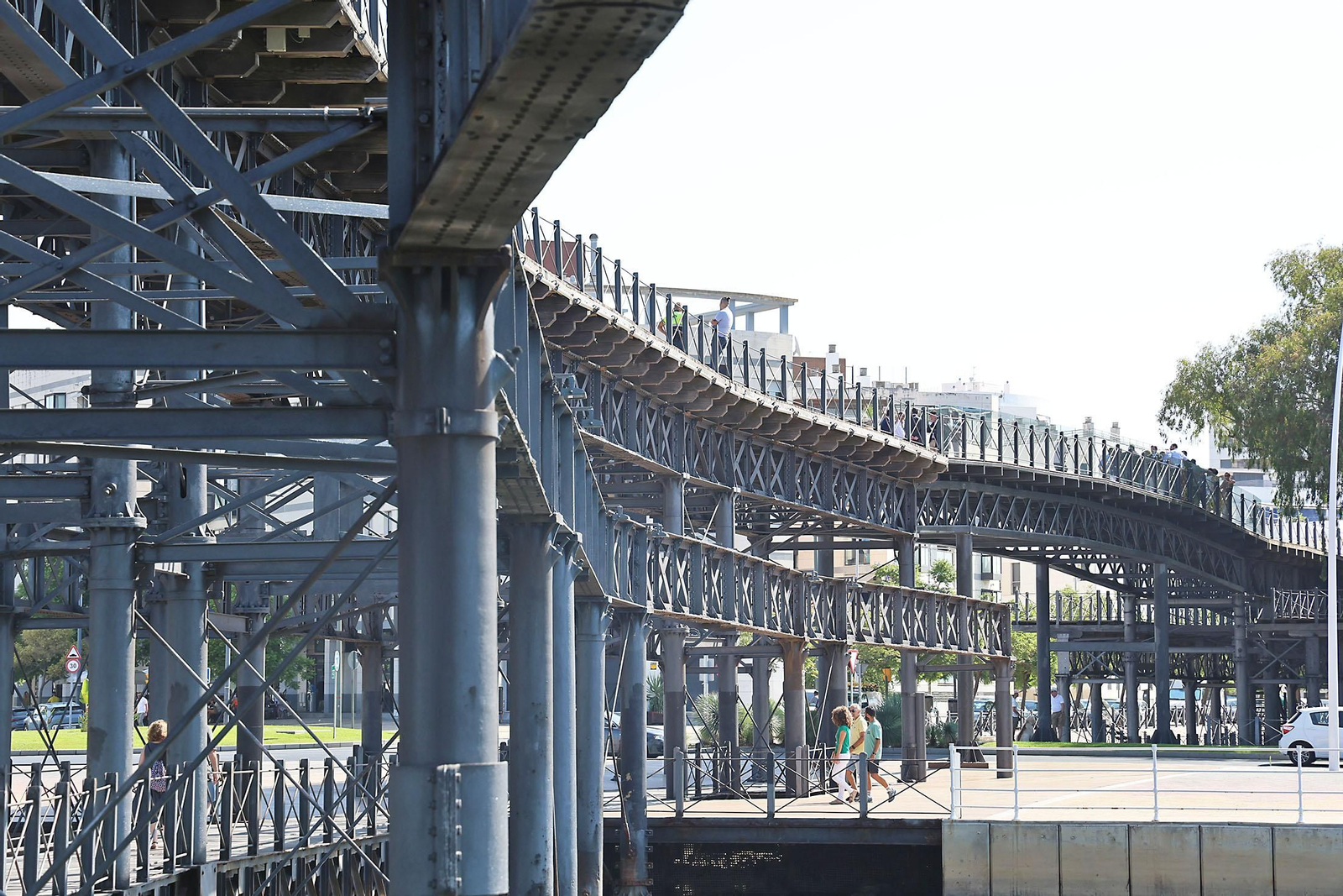 Inauguración de la unión del muelle de la Río Tinto en Imágenes