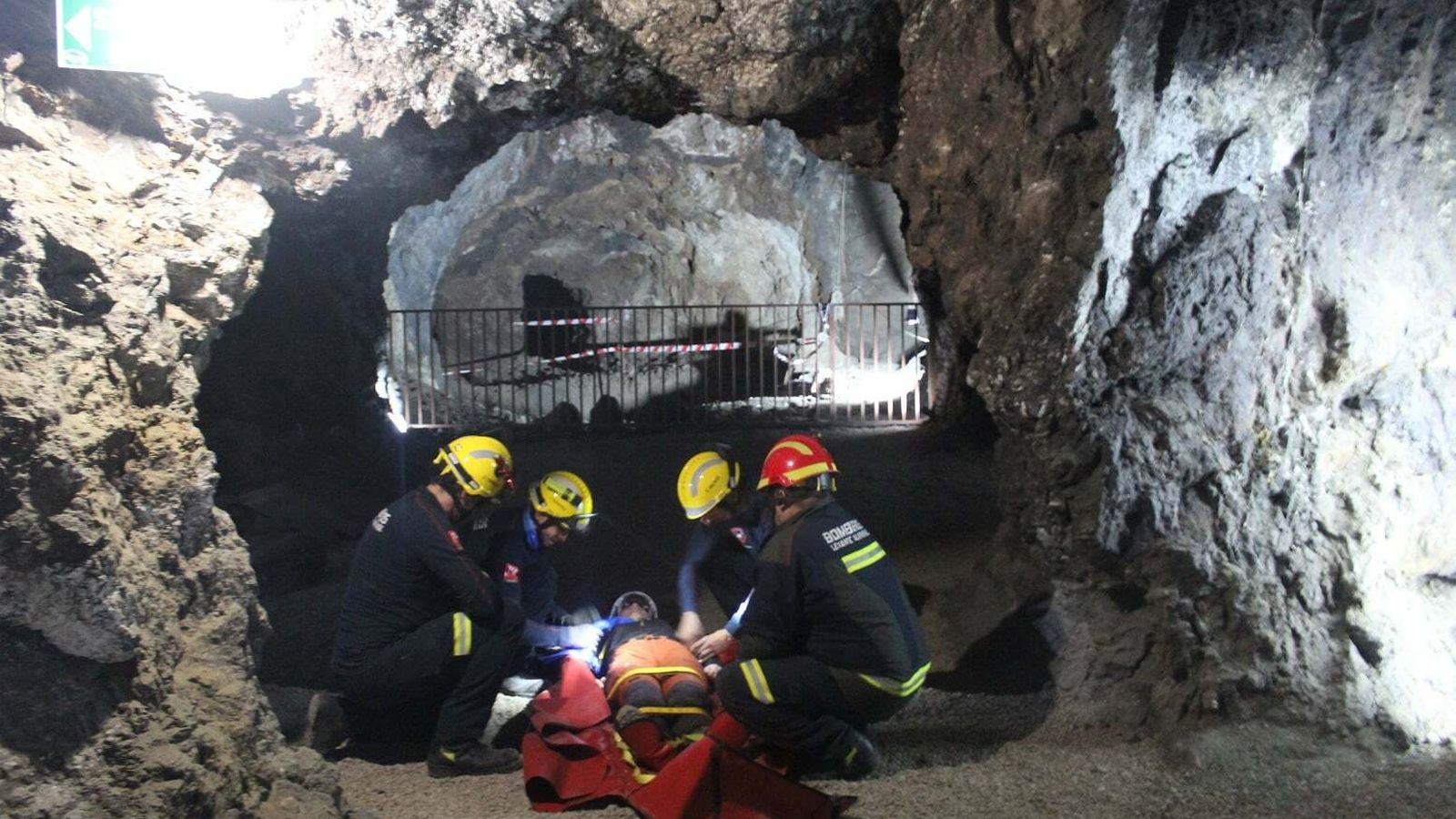 Posible herido en la zona de la geoda.