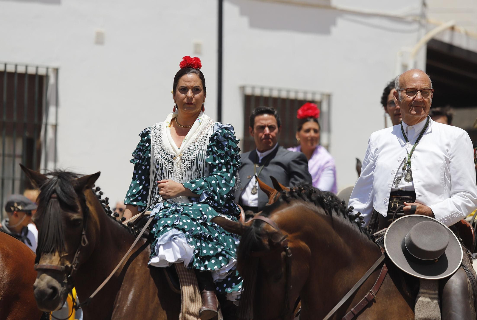 Presentación de la Hermandad de Huelva ante la Blanca Paloma