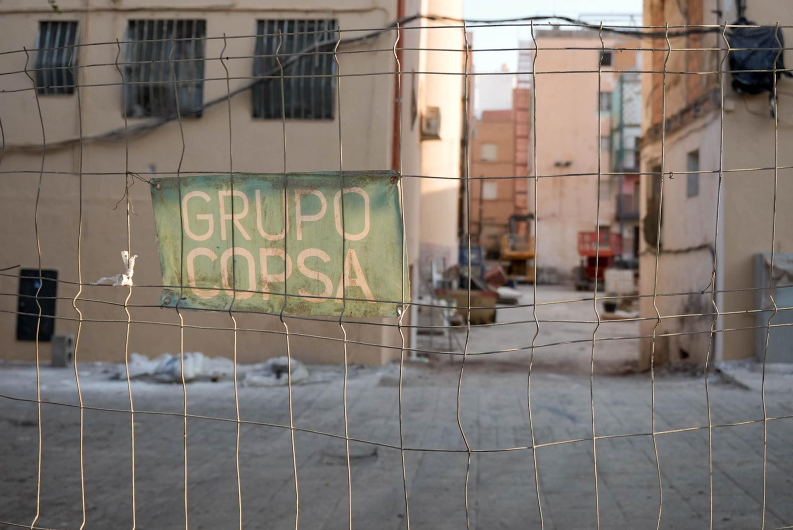 Las obras de rehabilitación en el edificio El Patio de Almería