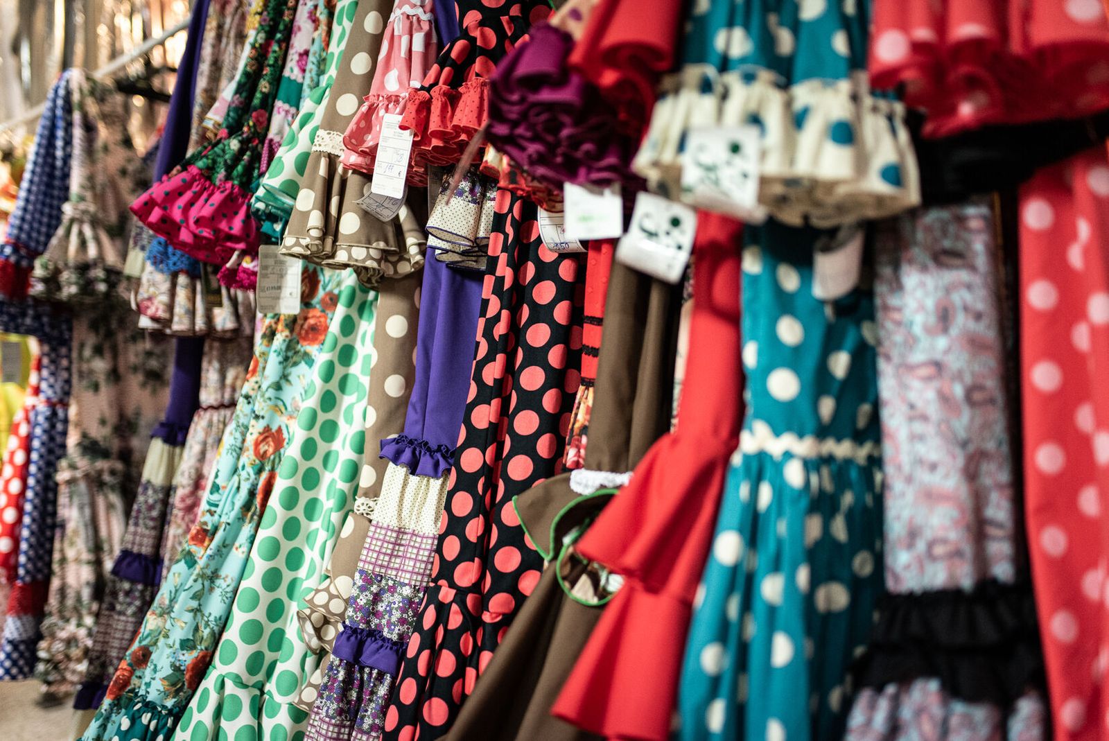 Vestidos de flamenca.