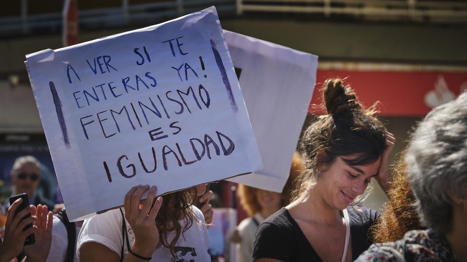 Manifestación por el Día Internacional de la Mujer.