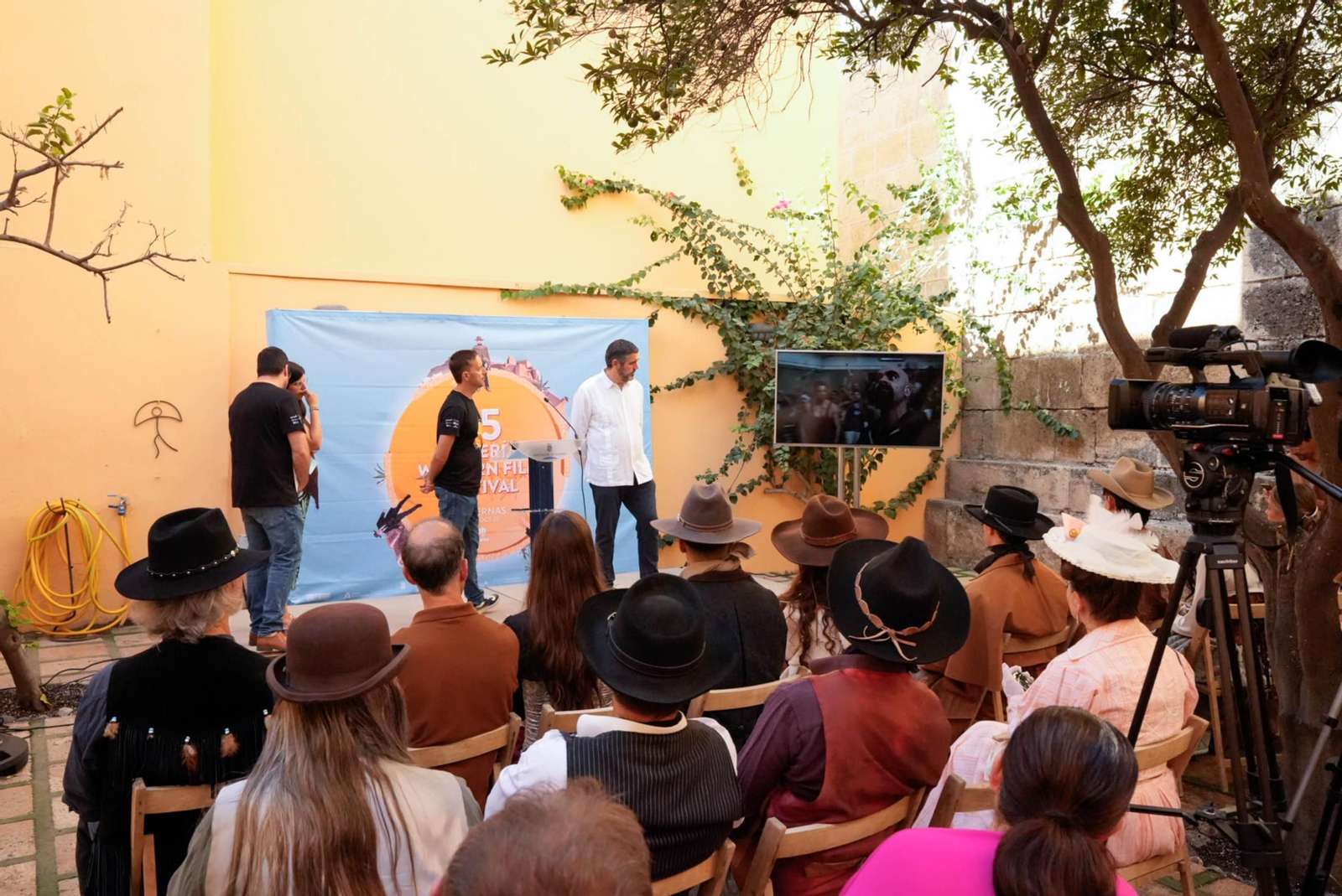 Te mostramos en imágenes como ha sido la presentación del Almería Western Film Festival 2025