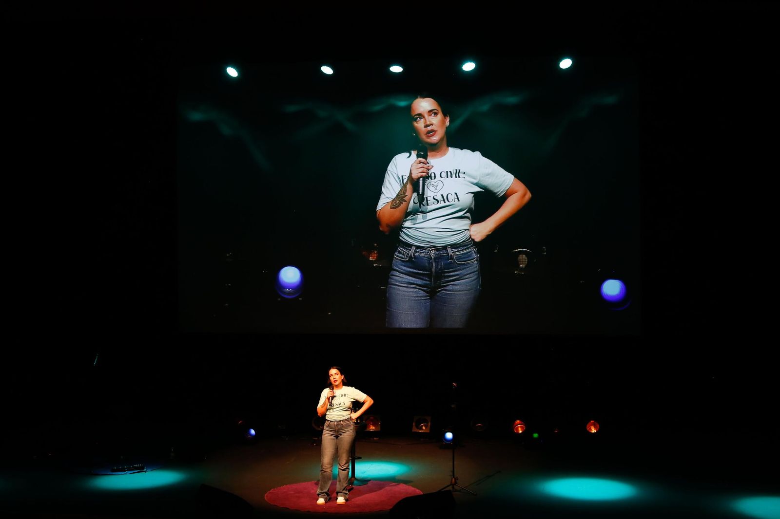 Fotografías del monólogo de Martita de Graná en La Línea