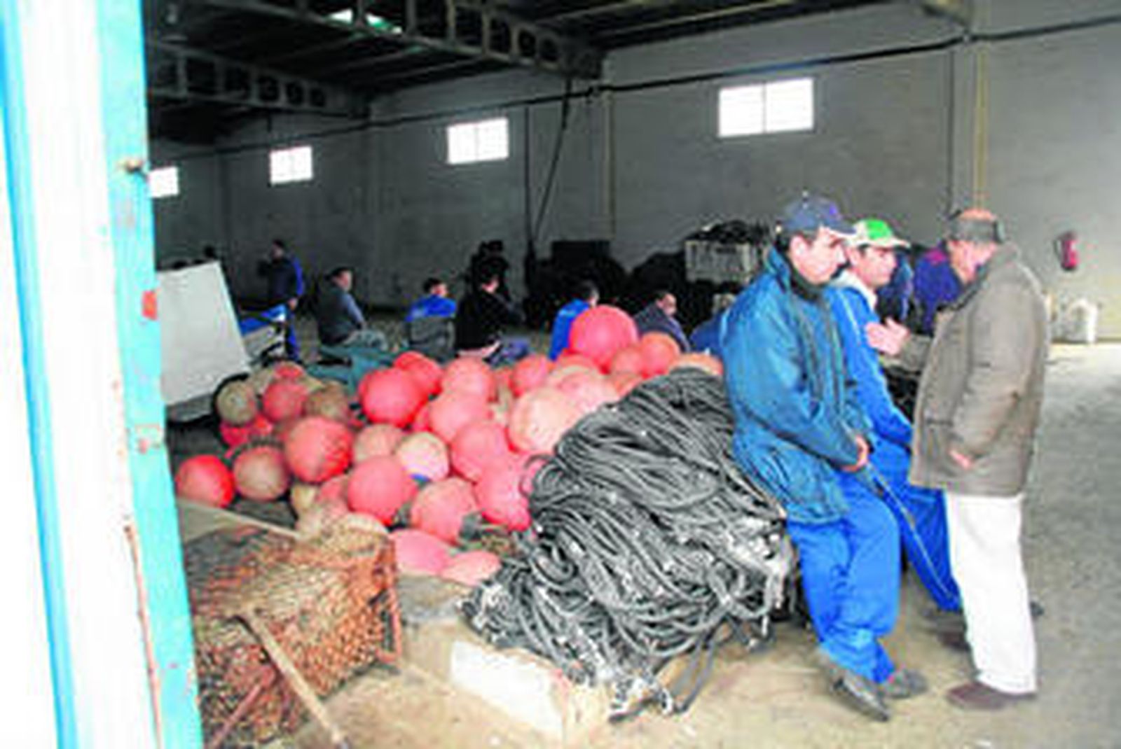 Trabajadores de la almadraba de Tarifa, en una imagen de archivo.