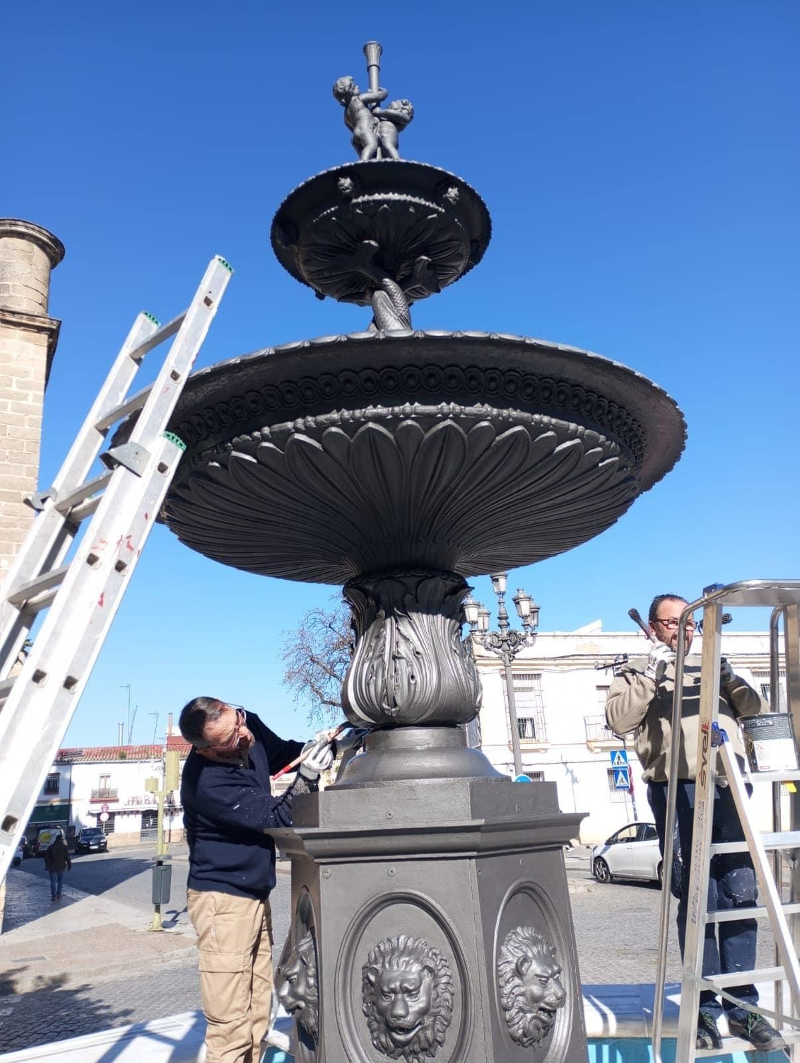 Fuentes de Santiago, el pasado mes de febrero.
