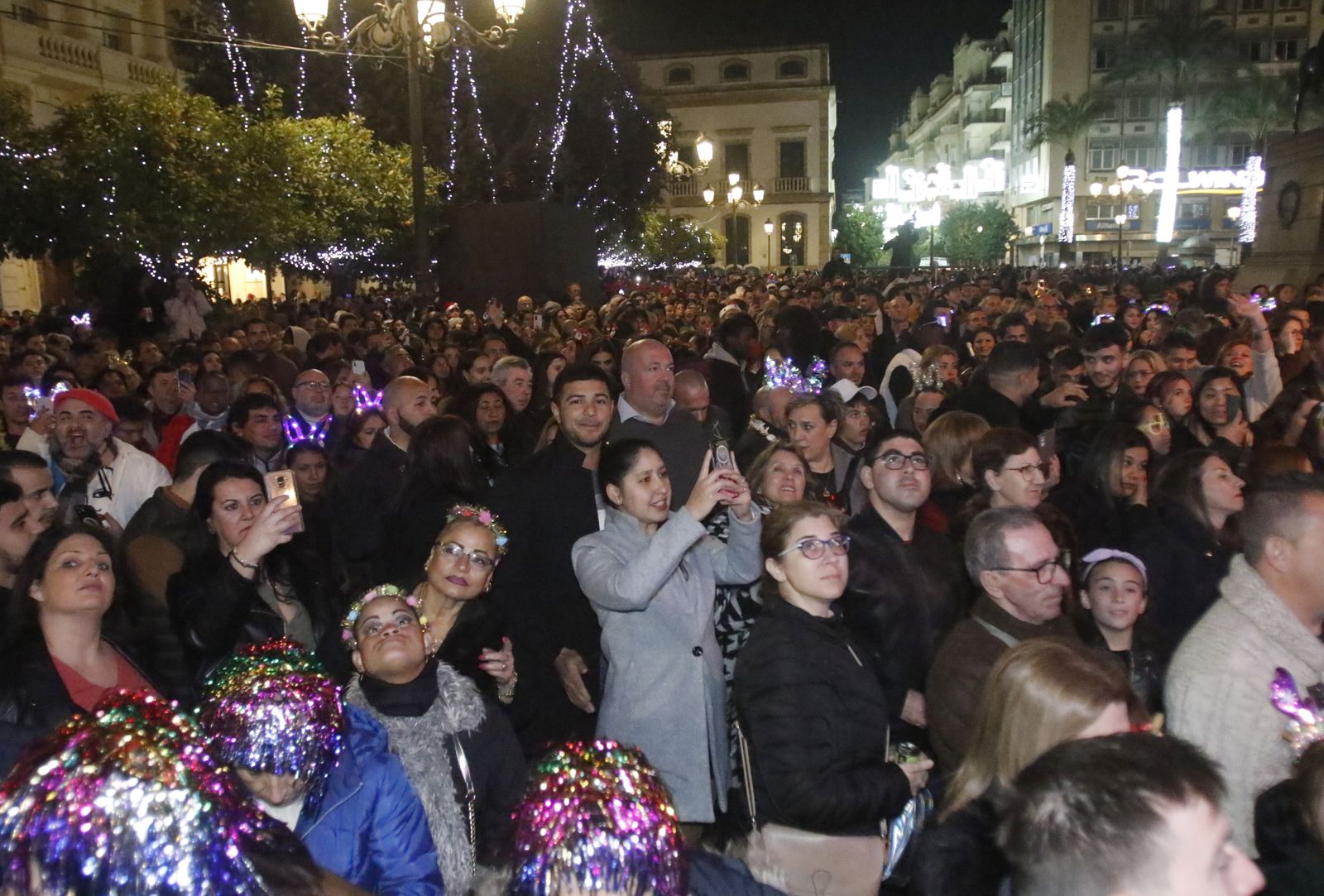 La Fiesta de Nochevieja en Las Tendillas, en imágenes
