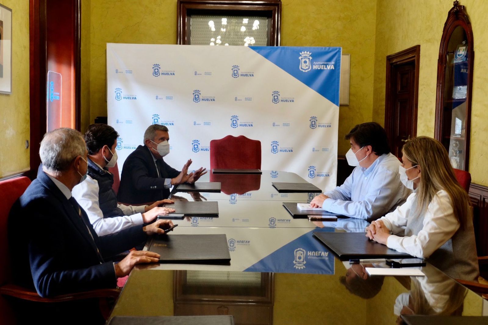 Reunión de coworking 'Huelva Digital'.