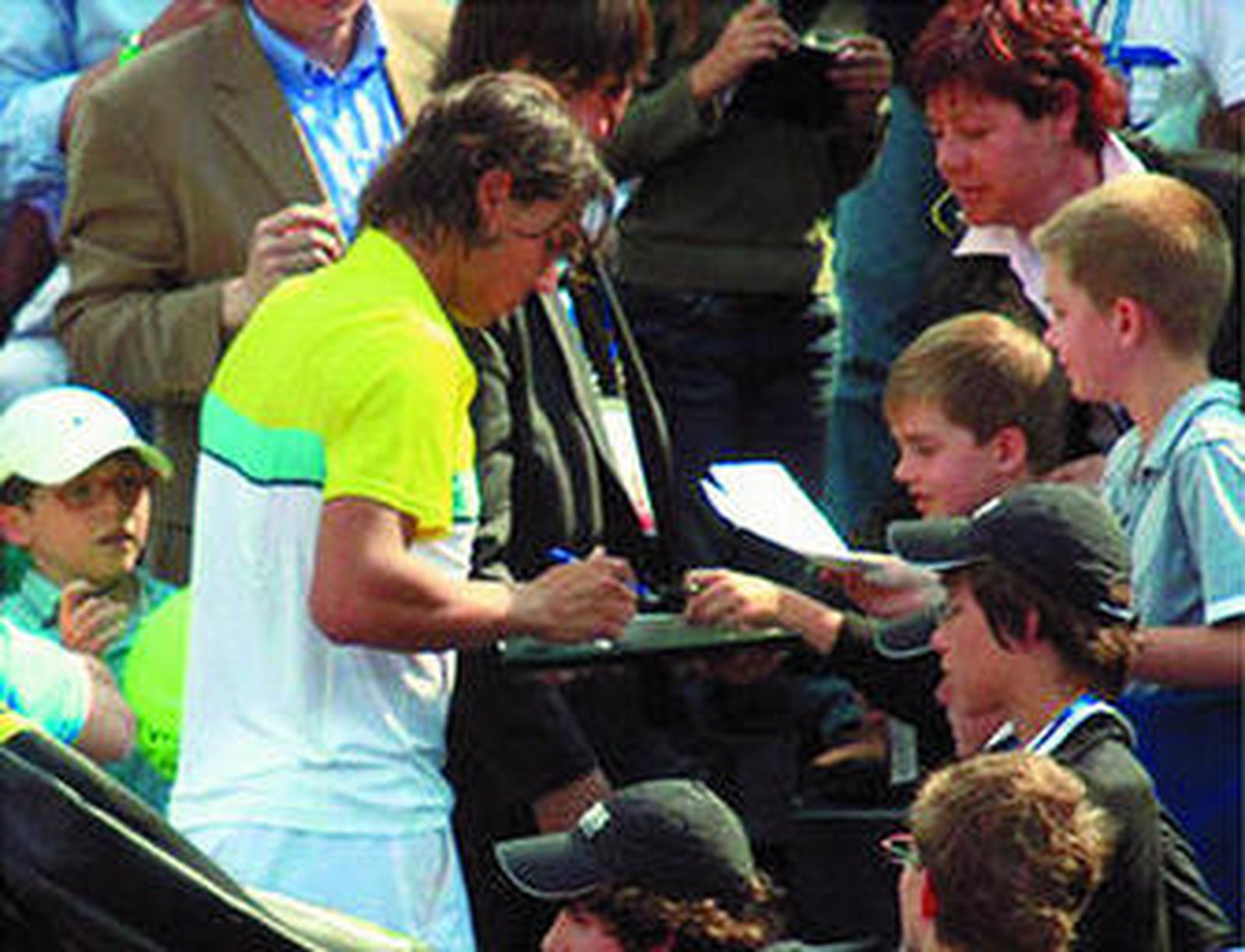 Rafa Nadal, con los hijos de la infanta Cristina